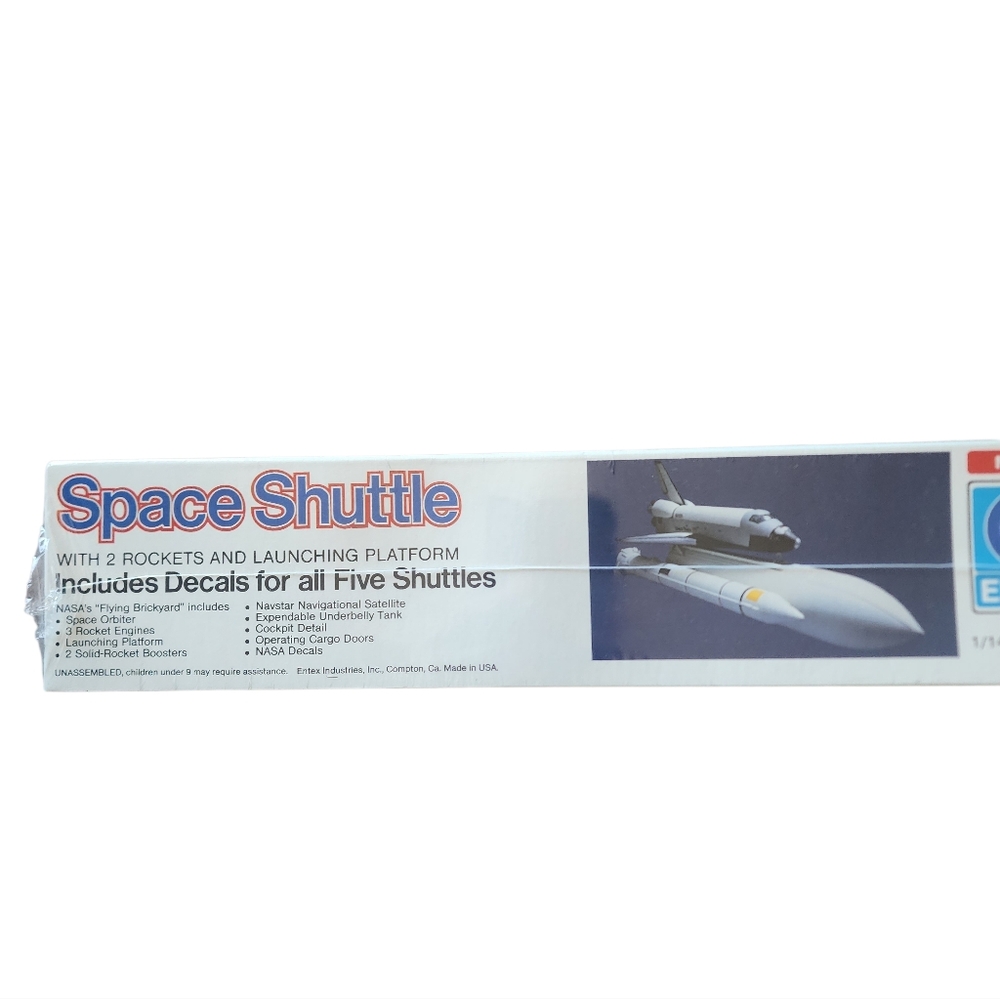 Entex Vintage Made In Usa Space Shuttle Model New In Box - Picture 4 of 6